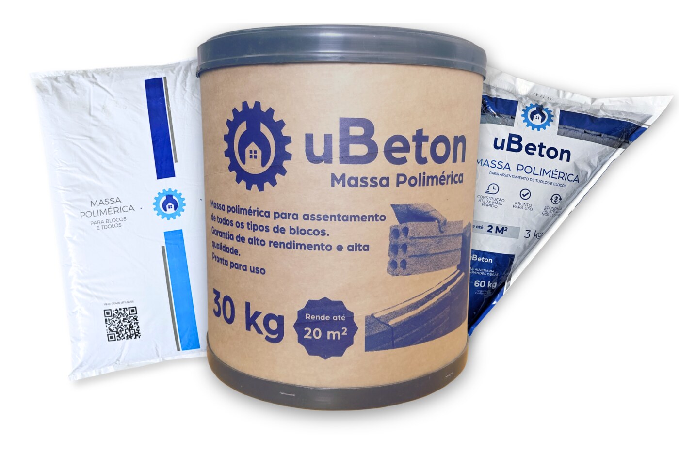 Linha de produtos da marca Ubeton